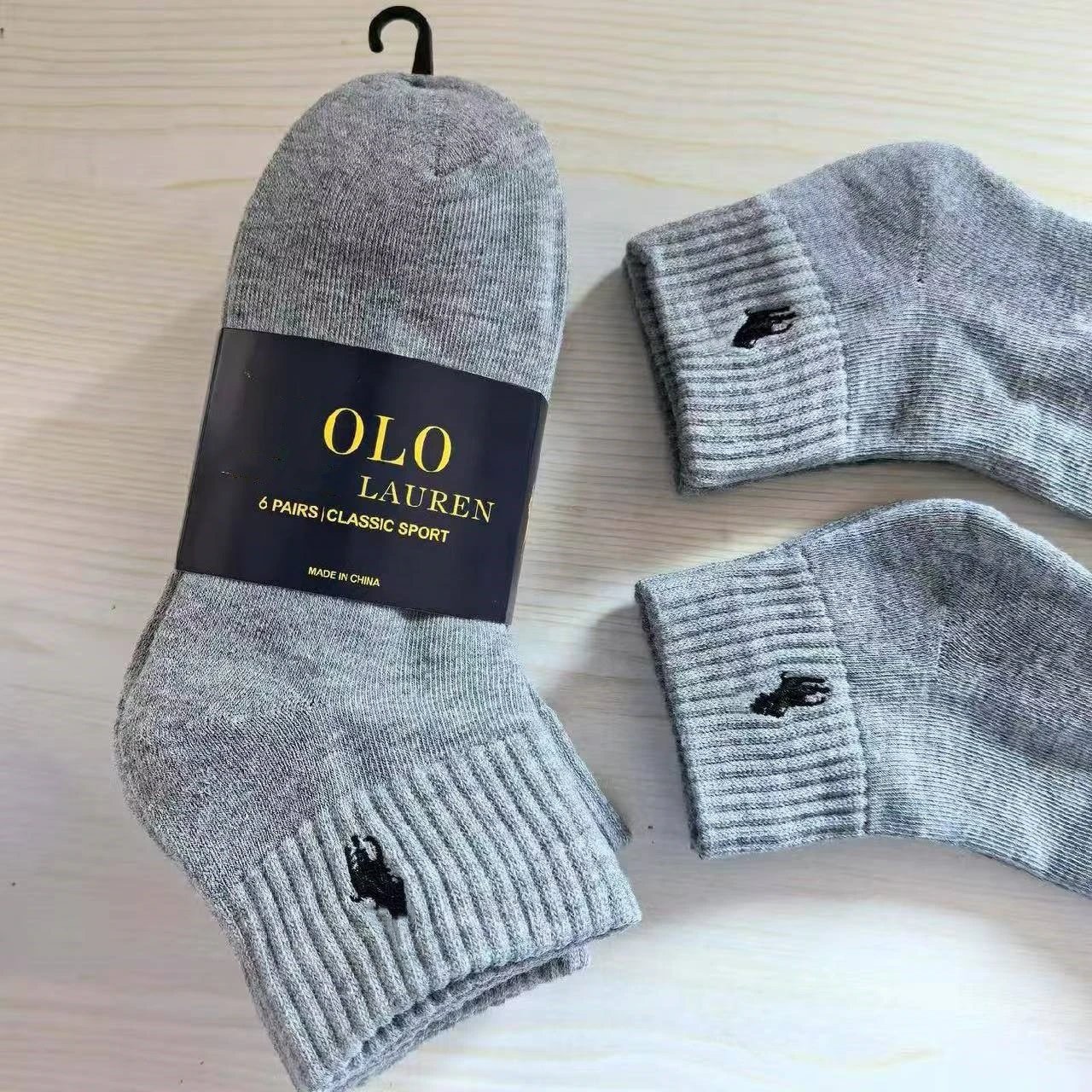 Polo Ralph Lauren Classic Sport Ankle Socks Black - 4