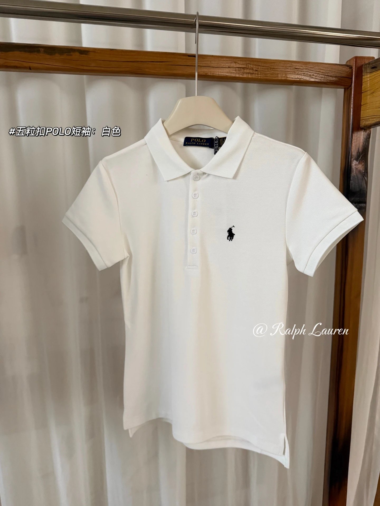 Polo Ralph Lauren Five-Button Polo Shirt Gray Tops Polo - 3