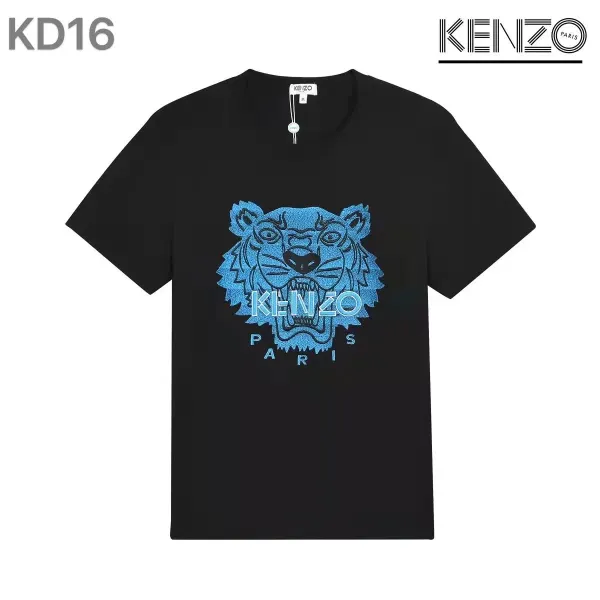 Kenzo Tiger Head Graphic Black T-Shirt - 10