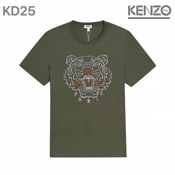 Kenzo Tiger Head Graphic Black T-Shirt - 28