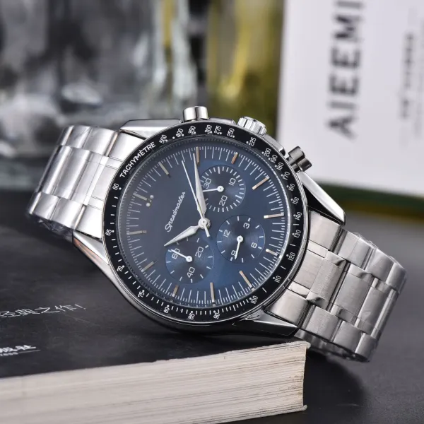 Omega Speedmaster Professional White Dial Chronograph Watch Watches - 9