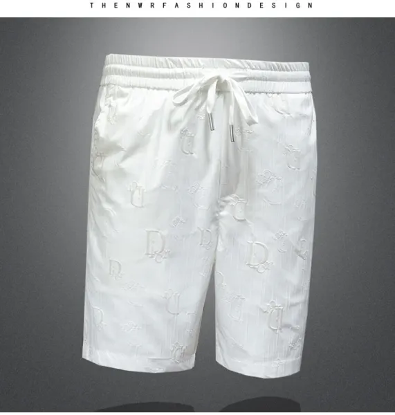 Dior Oblique Monogram White Swim Shorts - 11