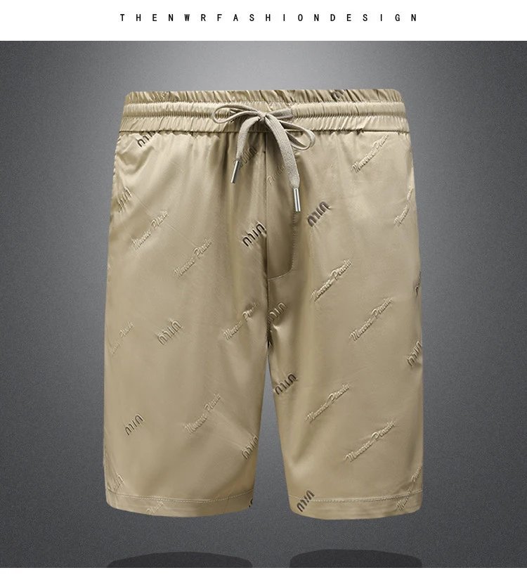 Philipp Plein Logo-Print Satin Shorts Beige - 10