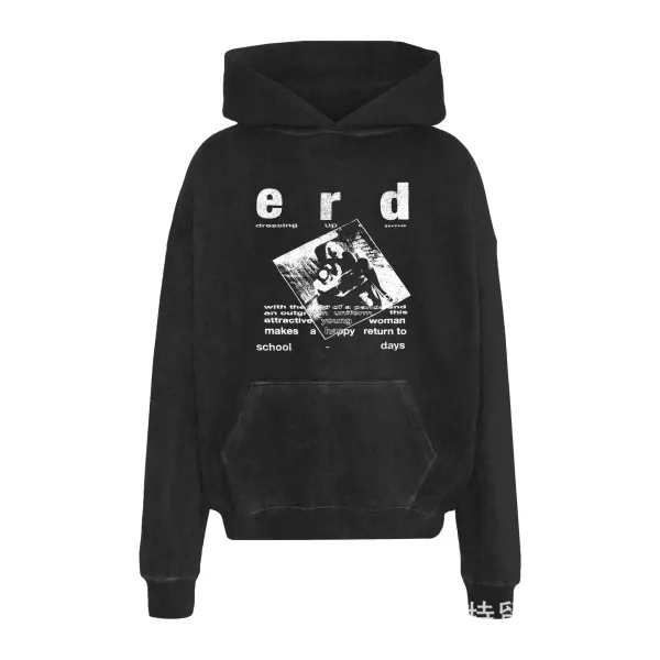 Design Erd Dressing Up Time Hoodie Black - 1