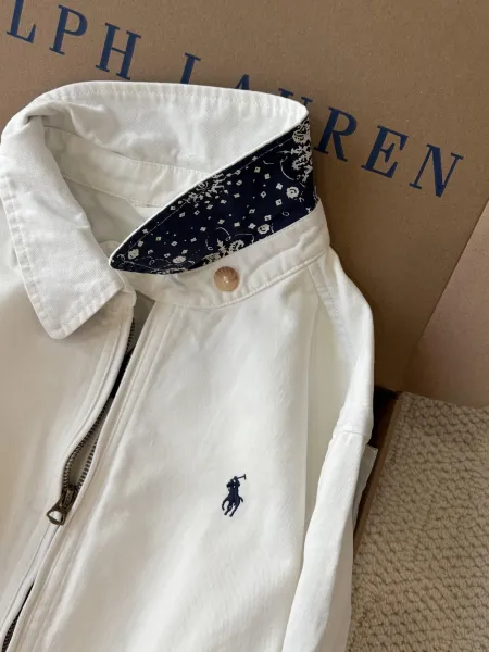 Polo Ralph Lauren Paisley-Trimmed Brown Bomber Jacket - 17
