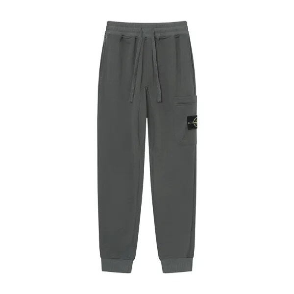 Stone Island Logo Patch Sweatpants Light Blue - 14