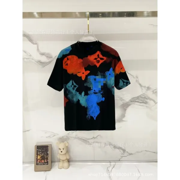 Louis Vuitton Multicolor Monogram Splash Print T-Shirt - 1