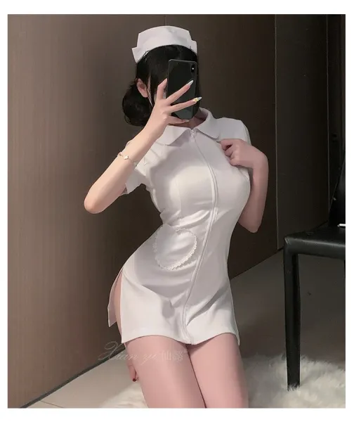 Design Nurse Costume Dress Pink - 13