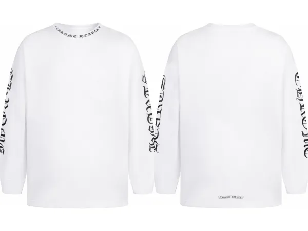 Chrome Hearts Gothic Cross Long Sleeve T-Shirt Black - 13