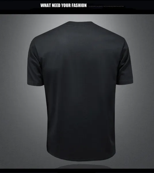 Design Love Bamboo Graphic T-Shirt Black - 8