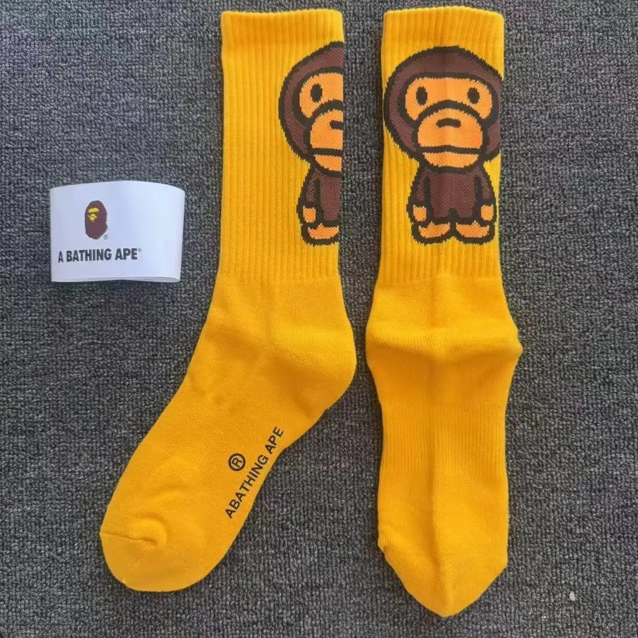 A Bathing Ape Mint Green Socks - 3