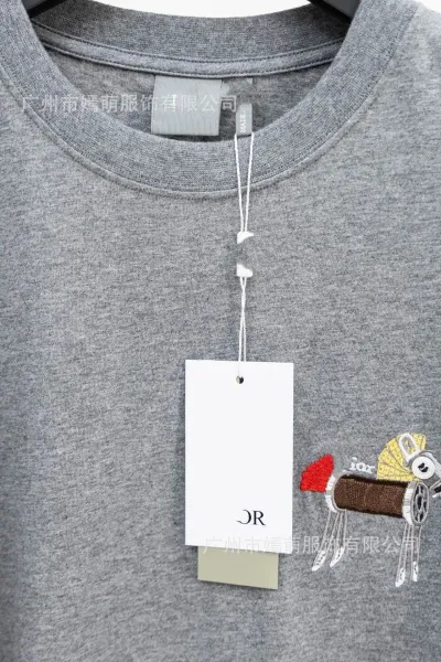Dior Signature Embroidered Black T-Shirt - 11