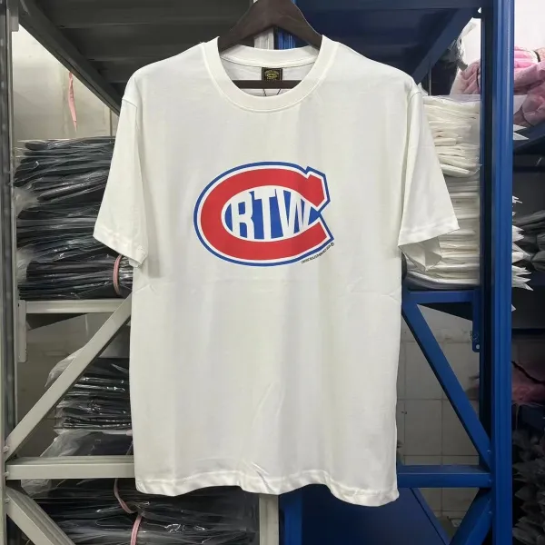 Corteiz RTW Logo Graphic T-Shirt White - 1