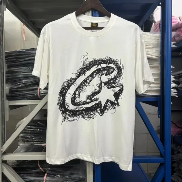 Design Scribble Logo White T-Shirt - 1
