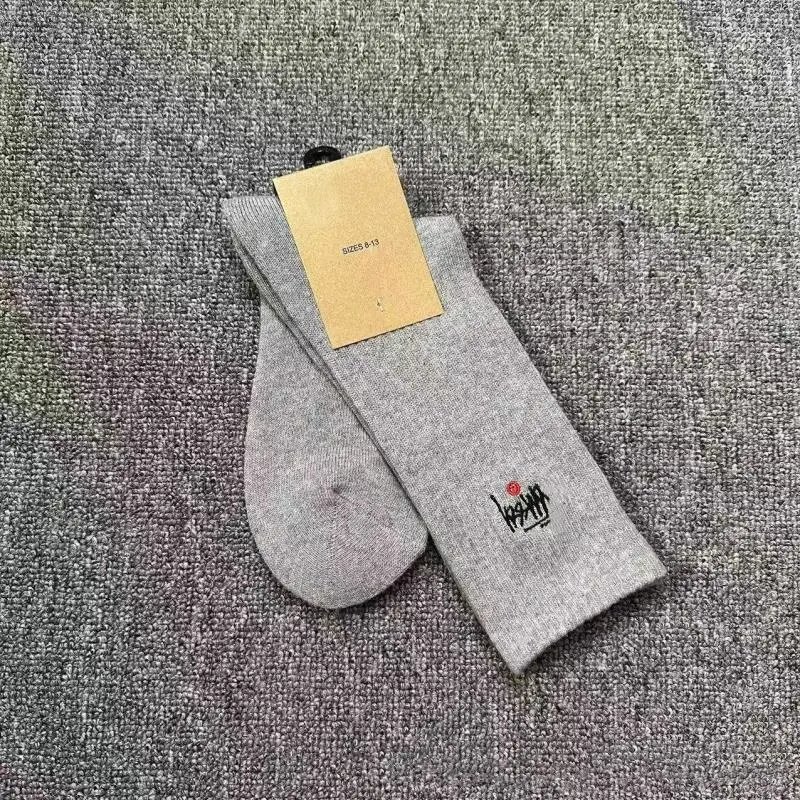 Stussy Logo Socks Black Socks - 3