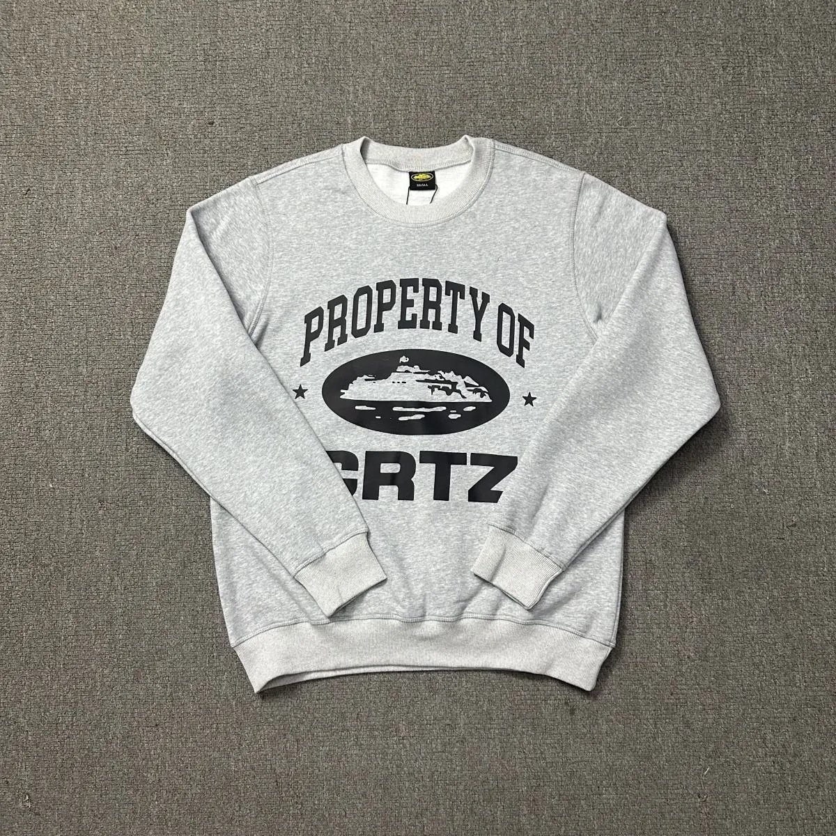 Corteiz Property Of Sweatshirt Black / Light Blue / White / Gray Hoodie - 3