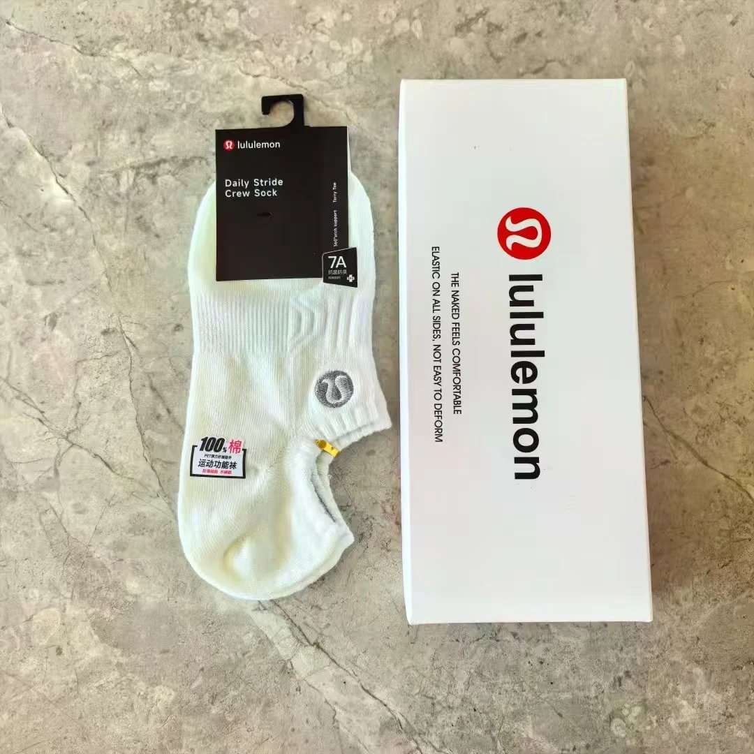 Lululemon Daily Stride Crew Sock White - 7