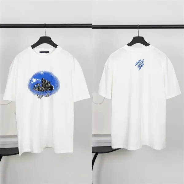Design Graphic Print Oversized T-Shirt White Tops.t Shirts - 1