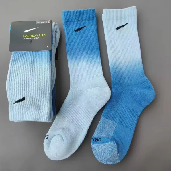 Nike Everyday Plus Cushioned Crew Socks Blue Gradient - 1