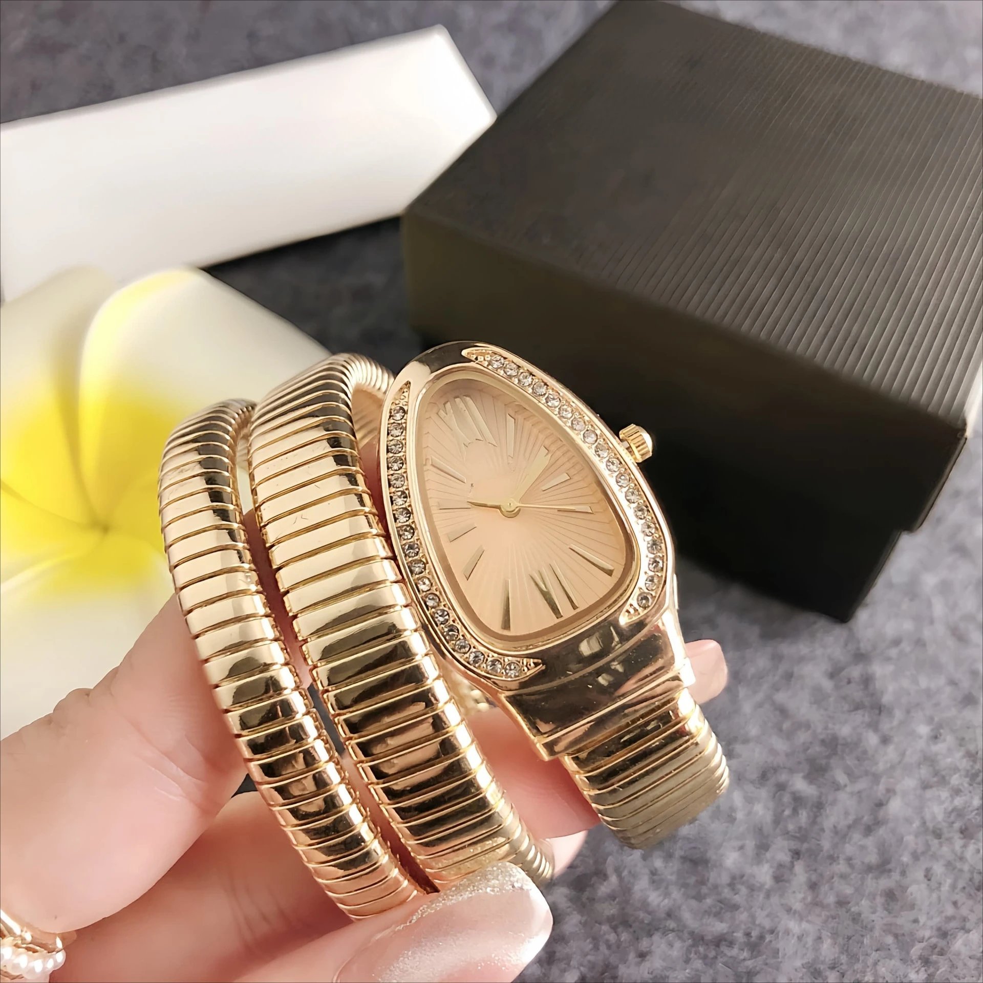 Bvlgari Serpenti Tubogas Silver Quartz Watch Watches - 14
