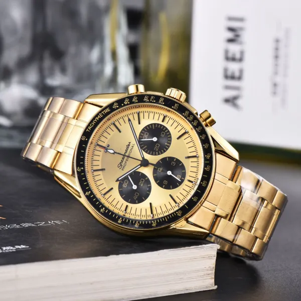 Omega Speedmaster Professional White Dial Chronograph Watch Watches - 3