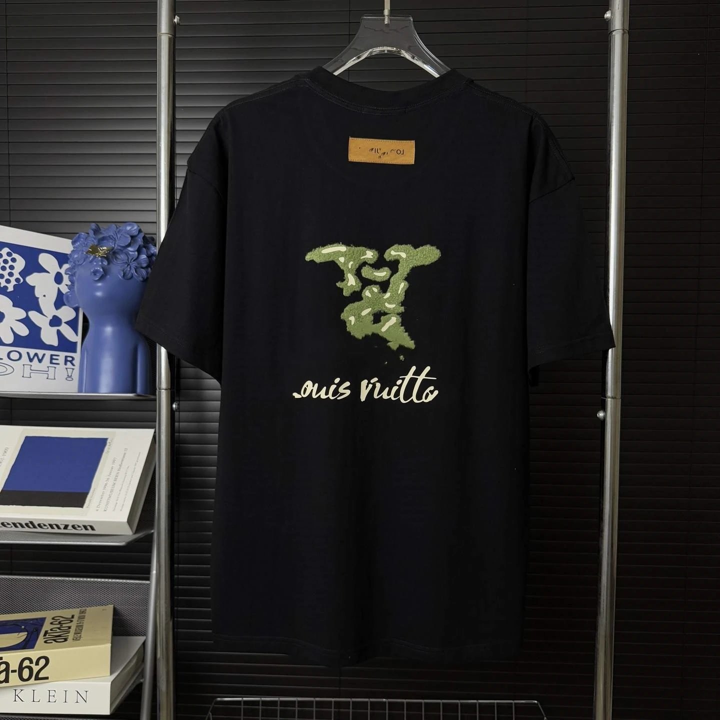 Louis Vuitton Abstract Green Logo T-Shirt White - 8