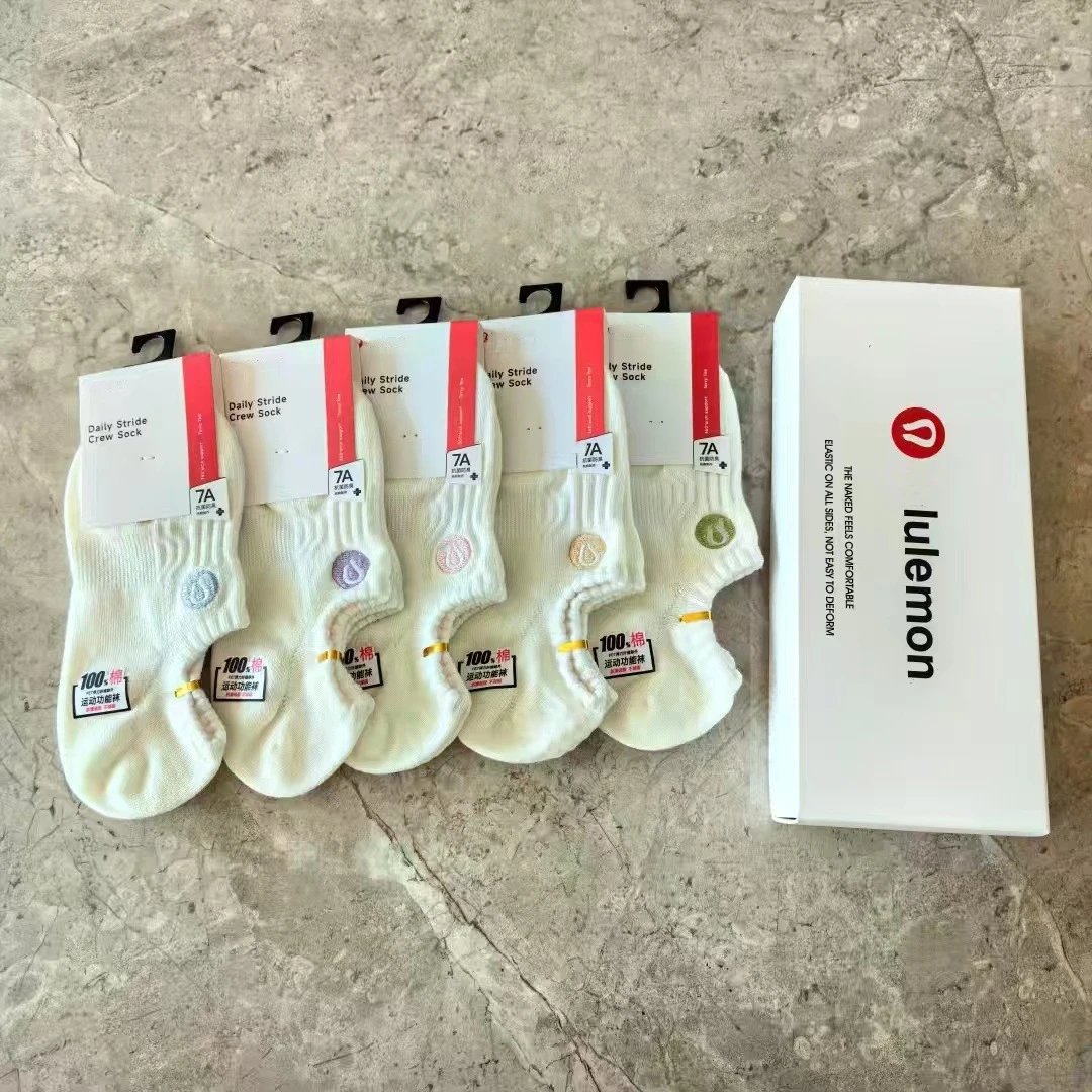 Lululemon Daily Stride Crew Sock White - 4
