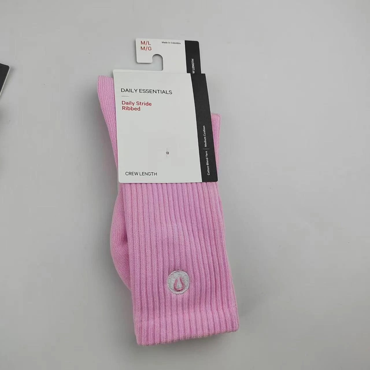 Lululemon Daily Stride Ribbed Crew Socks White - 7