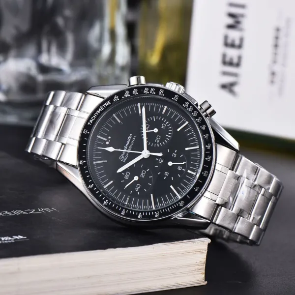 Omega Speedmaster Professional White Dial Chronograph Watch Watches - 4