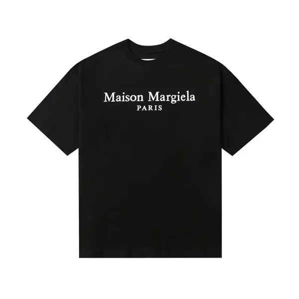 Maison Margiela MM6 T-Shirt Collection Black and White Graphic Tees - 36
