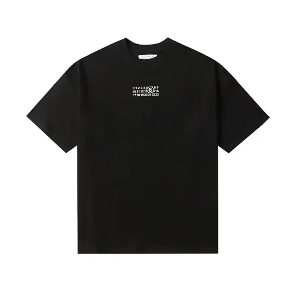 Maison Margiela MM6 T-Shirt Collection Black and White Graphic Tees - 47