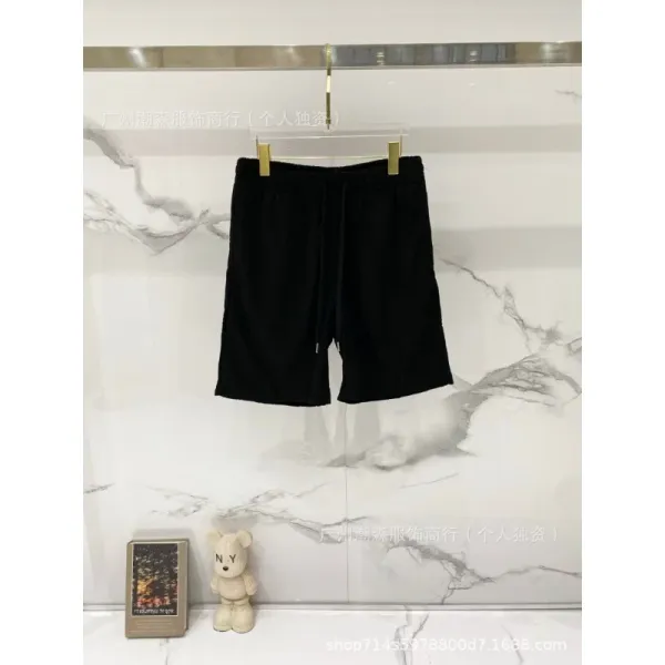 Design Basic Drawstring Shorts Black - 1