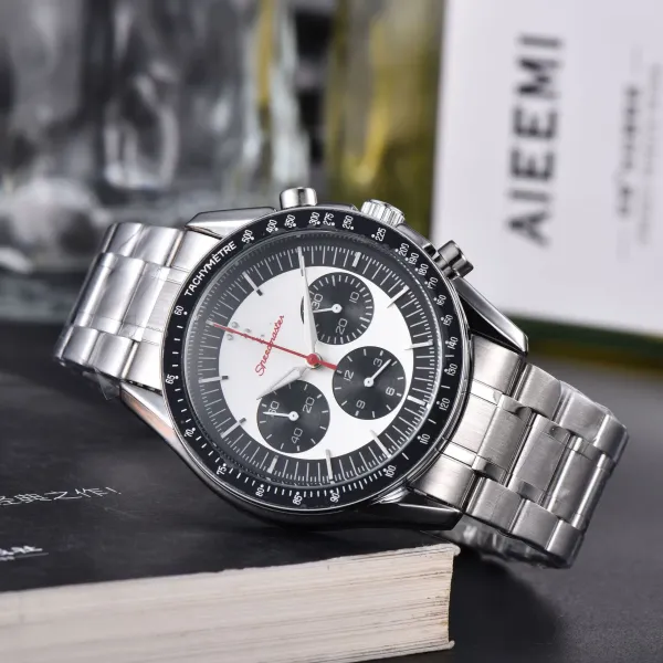 Omega Speedmaster Professional White Dial Chronograph Watch Watches - 7