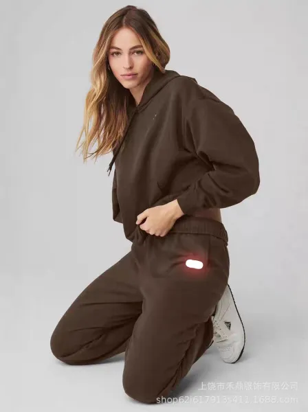 Design Oversized Hoodie and Sweatpants Set Gray - 14