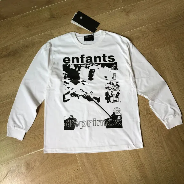Design Long Sleeve Graphic Tee Black T-Shirts - 17