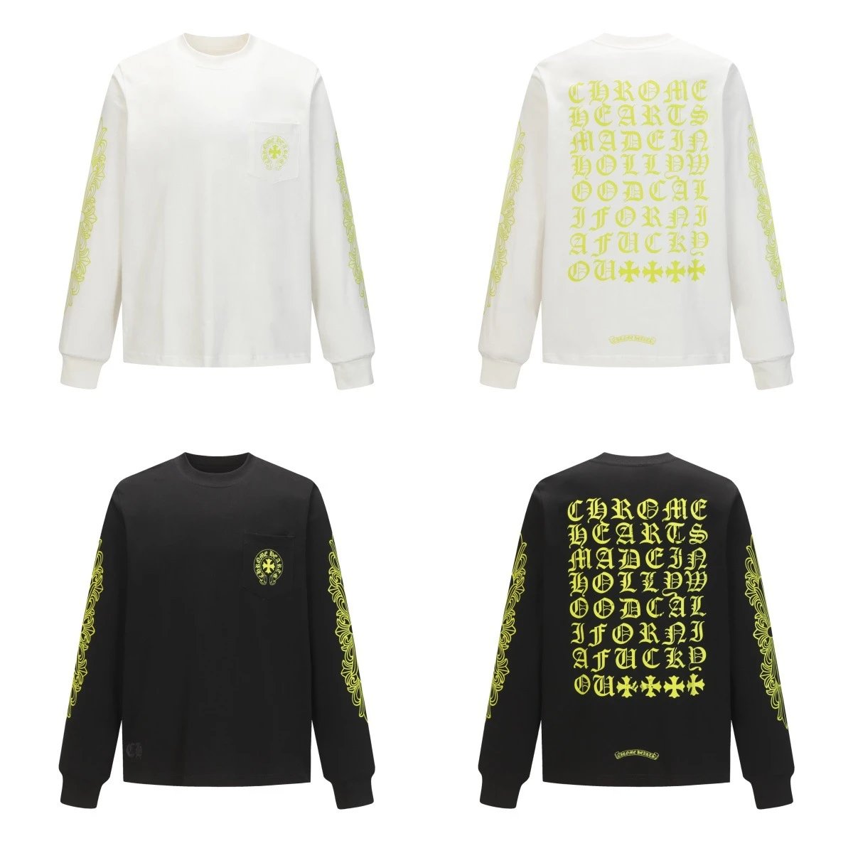 Chrome Hearts Long Sleeve T-Shirt White - 11