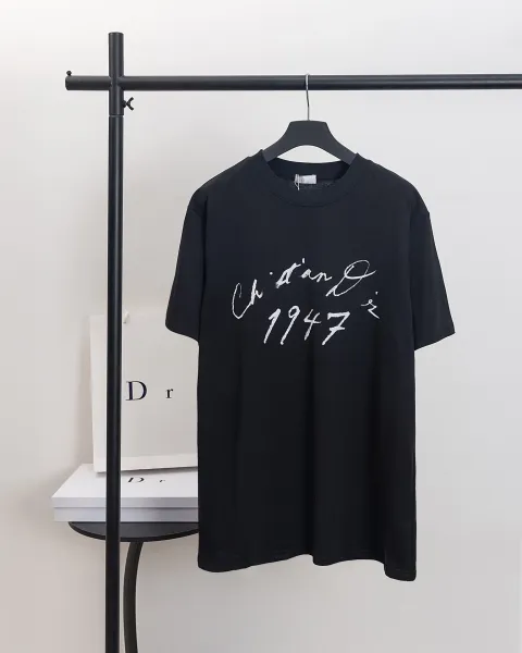 Dior Christian Dior 1947 Signature White T-Shirt - 3