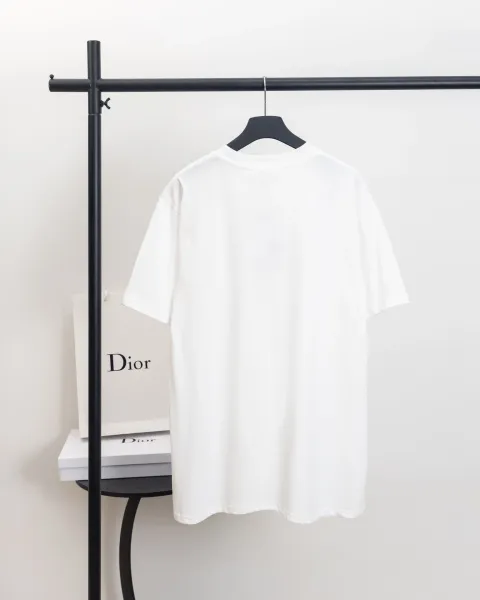 Dior Christian Dior 1947 Signature White T-Shirt - 12