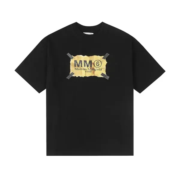 Maison Margiela MM6 T-Shirt Collection Black and White Graphic Tees - 23