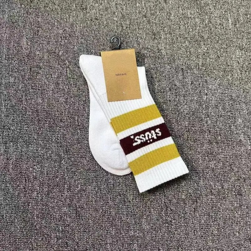 Stussy Logo Socks Black Socks - 6