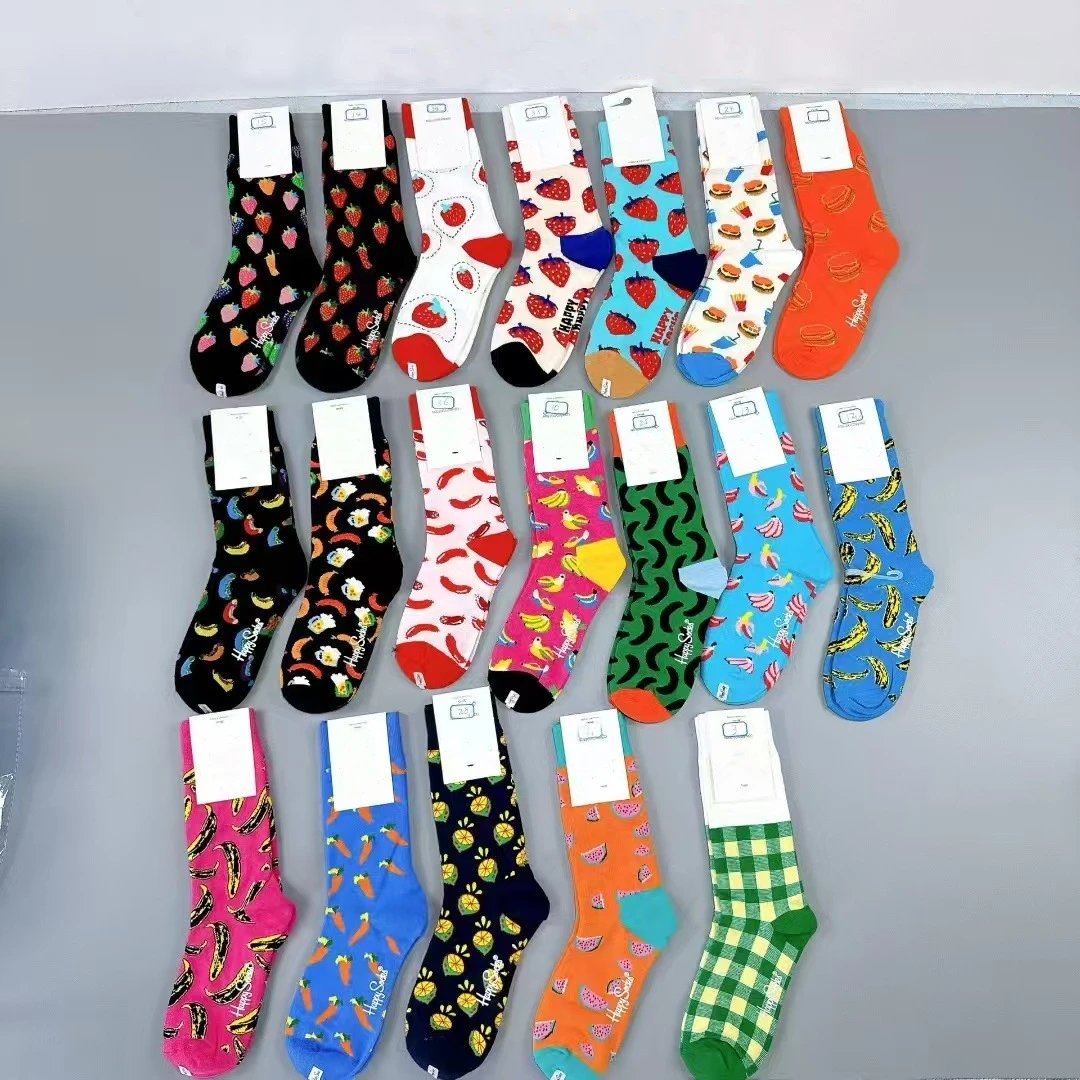 Design Happy Socks Patterned Crew Socks Multicolor Socks - 6