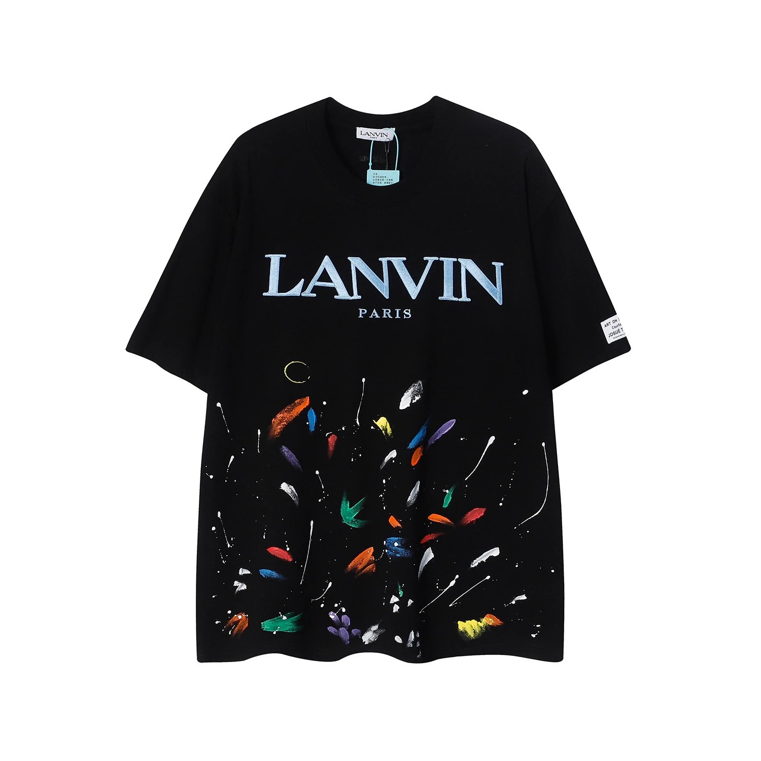 Lanvin x Gallery Dept Art On Display Paint Splatter Beige T-Shirt - 39