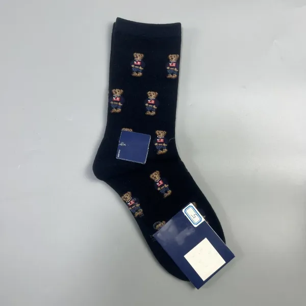 Polo Ralph Lauren Bear Logo Socks Navy - 4