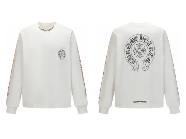 Chrome Hearts Gothic Cross Long Sleeve T-Shirt Black - 10