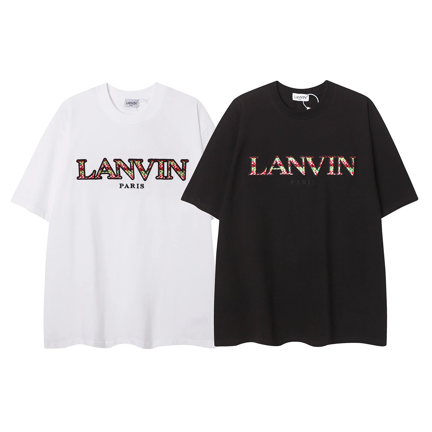 Lanvin x Gallery Dept Art On Display Paint Splatter Beige T-Shirt - 40