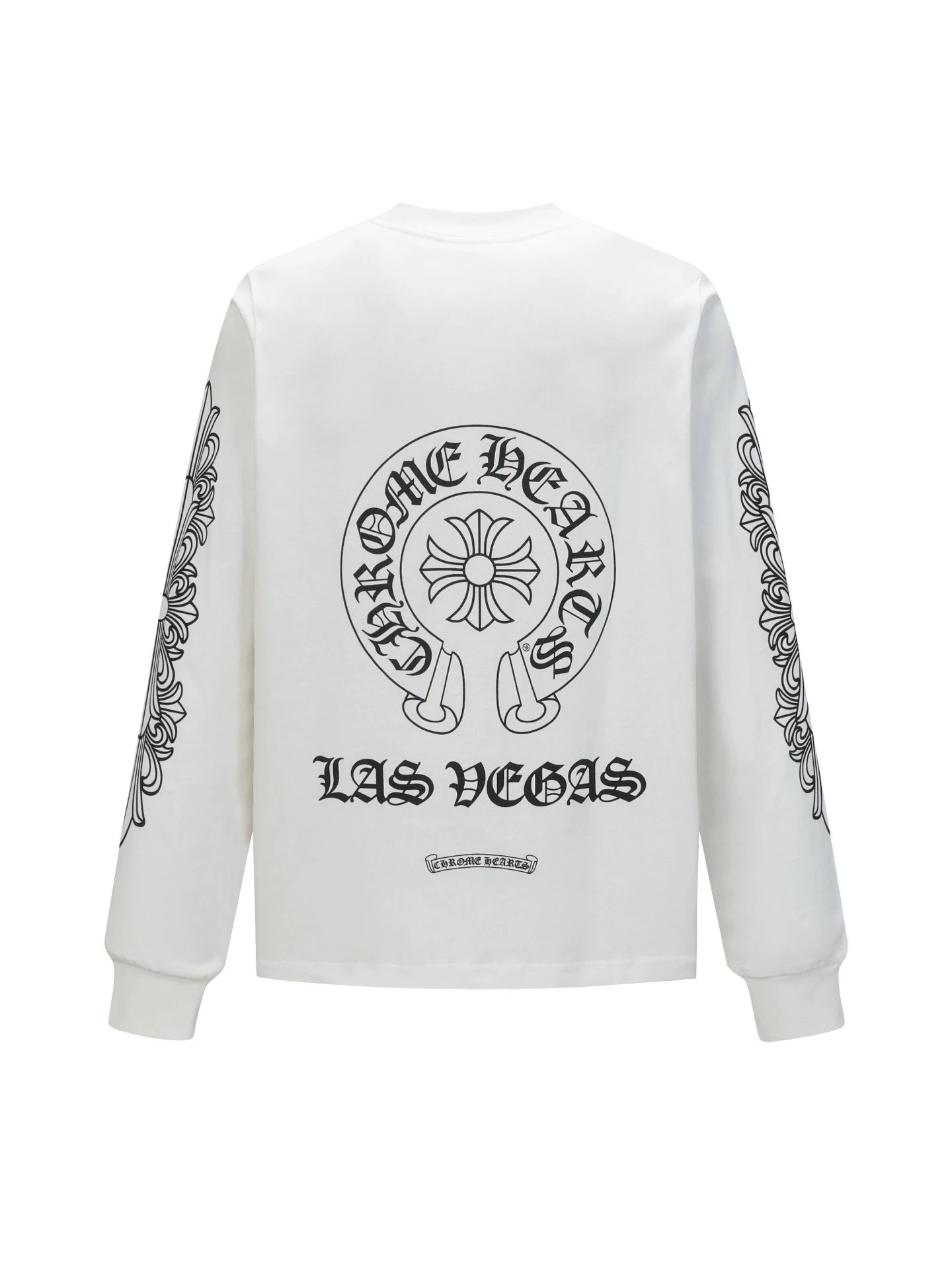Chrome Hearts Long Sleeve Tee Black T-Shirts - 7
