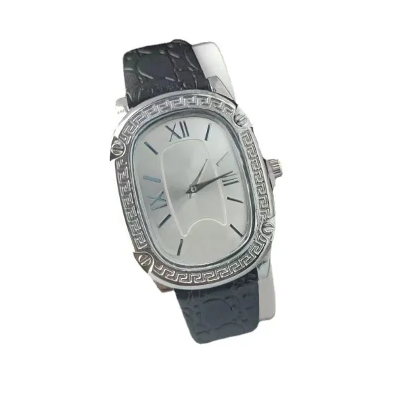 Versace Palazzo Empire Black Leather Watch Watches - 3