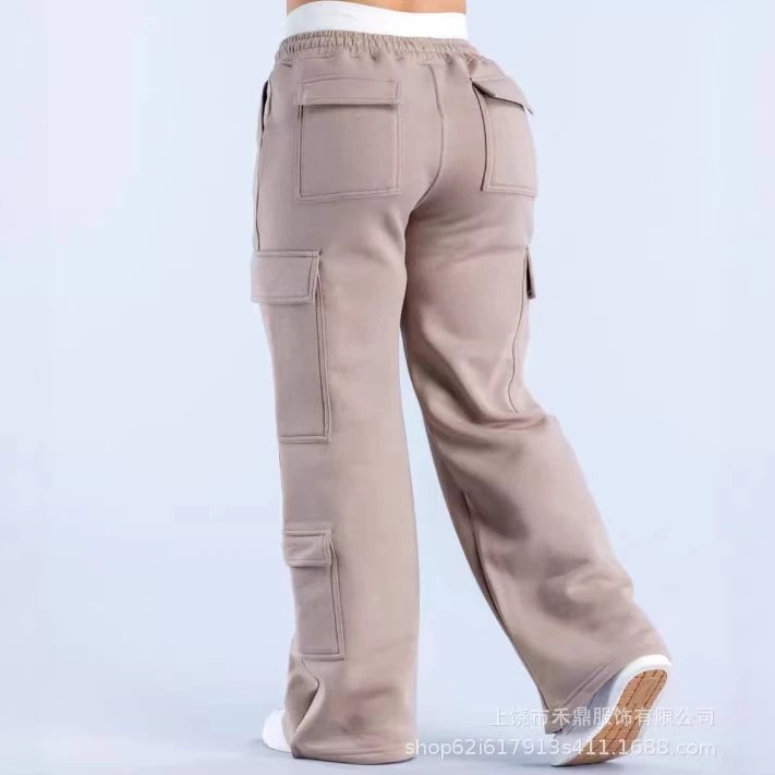DFYNE Embroidered Logo Gray Sweatpants