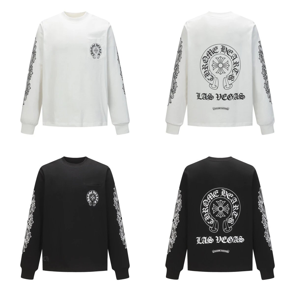 Chrome Hearts Long Sleeve T-Shirt White - 25