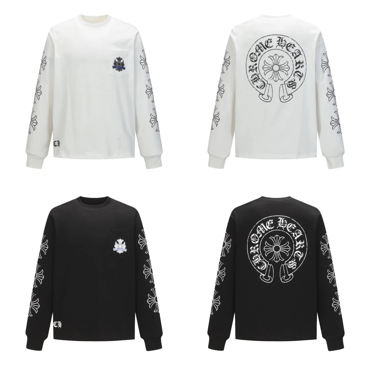 Chrome Hearts Long Sleeve T-Shirt White - 5